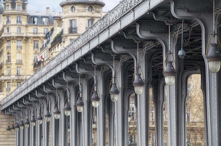 Pont de Bir Hakeim by Cora Niele art print