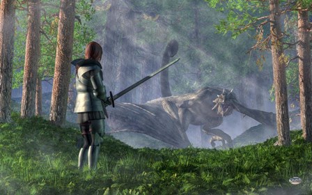 The Wyvern by Daniel Eskridge art print