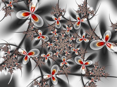 Cherry Blossoms by Fractalicious art print