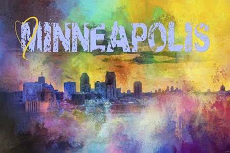 Sending Love To Minneapolis by Jai Johnson art print