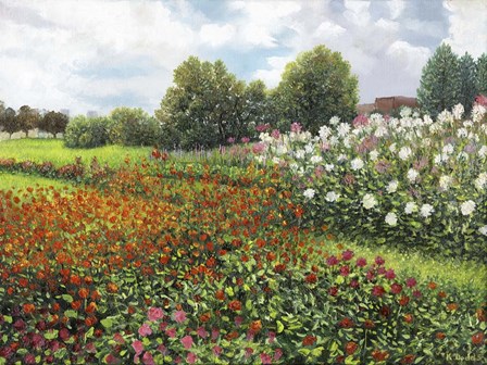 Fleurs du jardin by Kevin Dodds art print