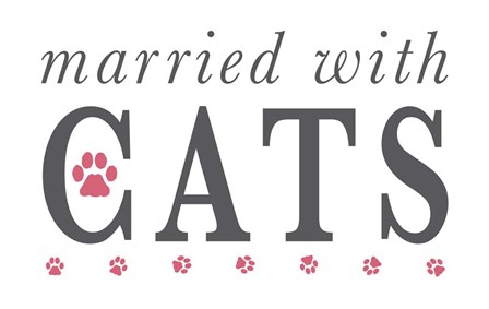 Married With Cats by Kimberly Glover art print