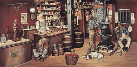 The Cracker Thief by Les Ray art print