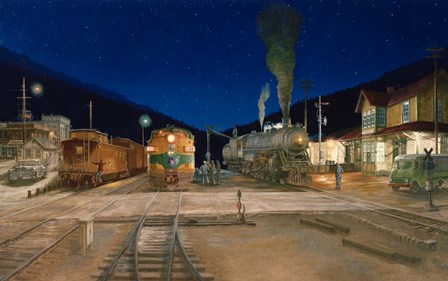 The Night Crew by Les Ray art print