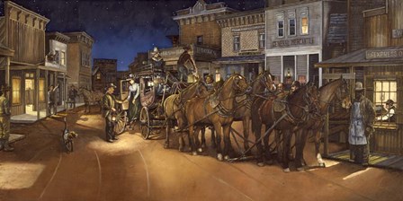 The Late Arrivals by Les Ray art print