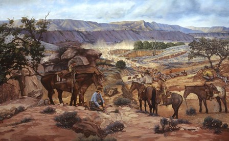 The Hidecutters by Les Ray art print