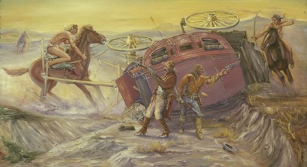 Cheyenne Attack by Les Ray art print