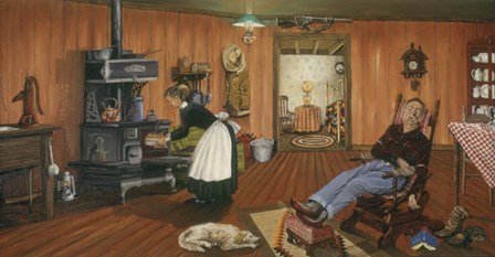 Home Comfort by Les Ray art print