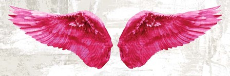 Angel Wings (Pink) by Joannoo art print