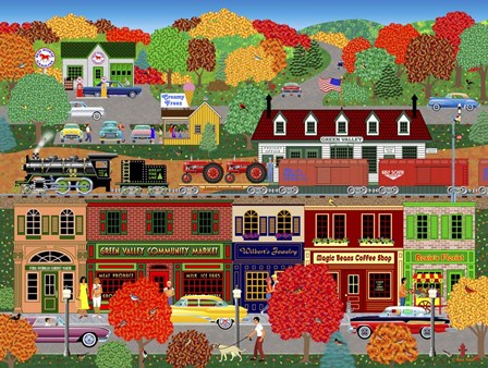 Warm Autumn Day by Mark Frost art print