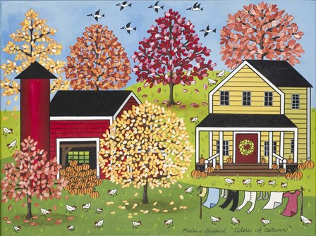 Colors Of Autumn by Medana Gabbard art print