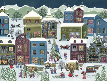 Decking The Halls by Medana Gabbard art print