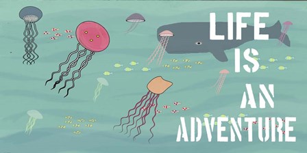 Life is an Adventure by Tammy Kushnir art print