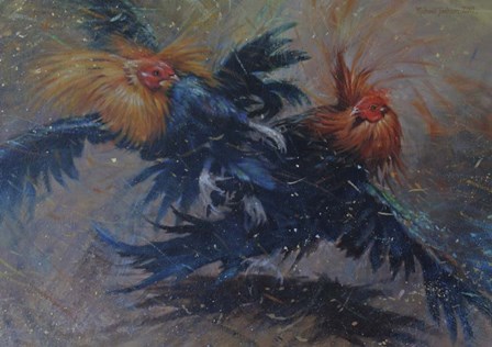 Fowl Play by Michael Jackson art print