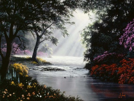 By the Stream by Anthony Casay art print
