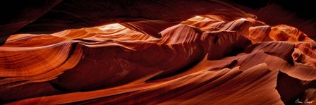 Sun Shining Through Canyon VIII by David Drost art print