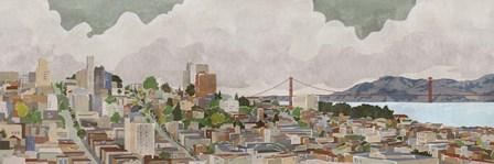 San Francisco by PI Galerie art print