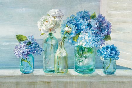 A Beautiful Day at the Beach by Danhui Nai art print