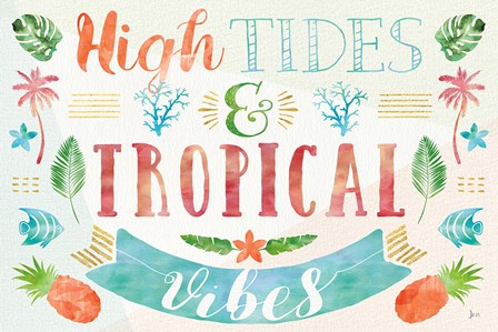Words of Paradise I by Jess Aiken art print