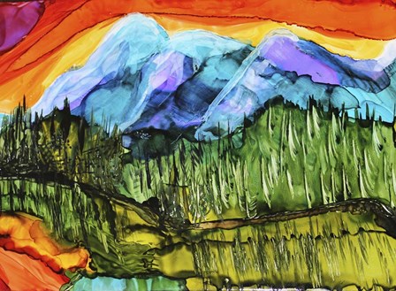 Magic Mountain by Michelle McCullough art print