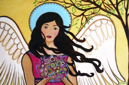 Angel Grace by Prisarts art print
