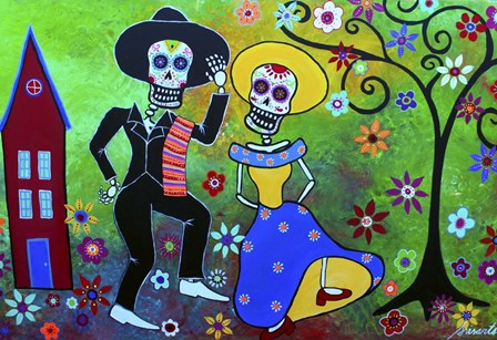 Taco Diablo Bailar by Prisarts art print