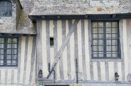 Timber Framed House by Cora Niele art print