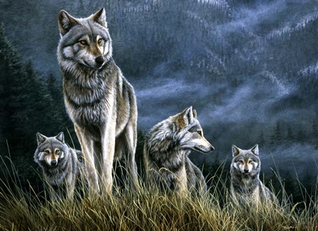 Wolf Pack by Dr. Jeremy Paul art print