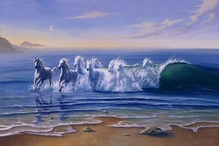 Wild Waters by Jim Warren art print
