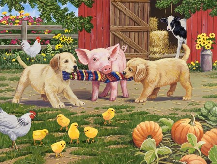Tug of War by William Vanderdasson art print