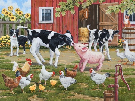 Meeting New Friends by William Vanderdasson art print