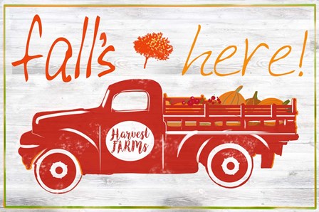 Fall's Here by ALI Chris art print