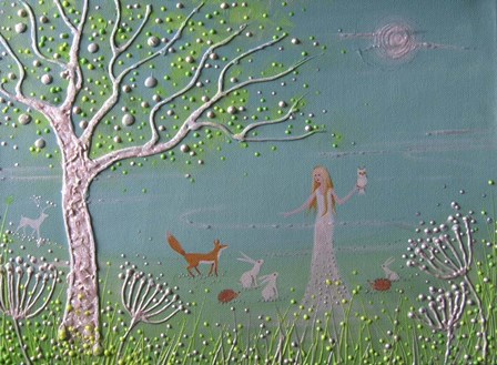 Misty Morning Magic by Angie Livingstone art print