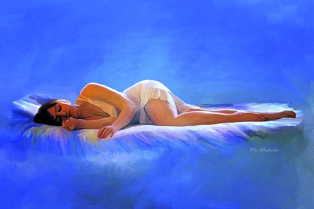 In Bed by Ata Alishahi art print