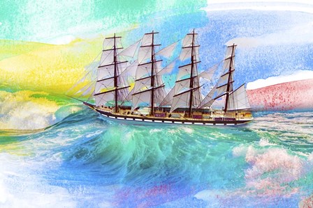 Sailing Away 4 by Ata Alishahi art print