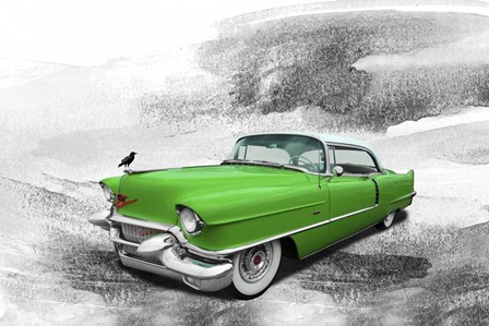 Greencar by Ata Alishahi art print