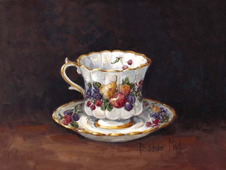 Fruit Teacup II by Barbara Mock art print