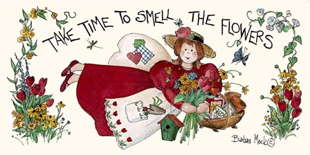 Take Time by Barbara Mock art print
