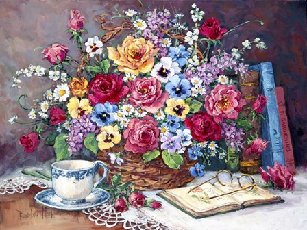 Garden Reverie by Barbara Mock art print