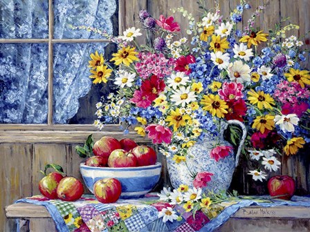 From a Country Garden by Barbara Mock art print