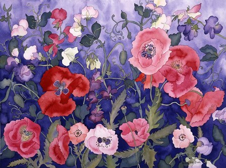 Poppies and Sweet by Carissa Luminess art print