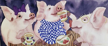 Tea for Three by Carissa Luminess art print