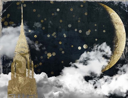 Cloud Cities New York by Color Bakery art print