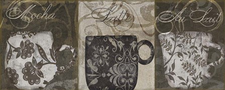 Coffee Flavors I by Color Bakery art print