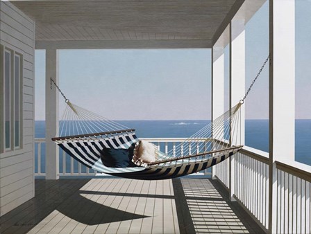 Hammock &amp; Pillows by Zhen-Huan Lu art print