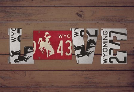 WY State Love by Design Turnpike art print