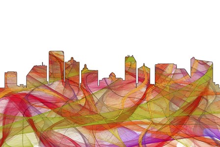 Atlantic City NJ -Summer Swirl by Marlene Watson art print