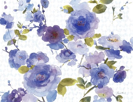 Rose Dust Blue by Marietta Cohen art print