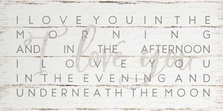 I Love You by Jennifer Pugh art print