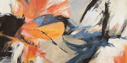 Oranges &amp; Blues by Jim Stone art print
